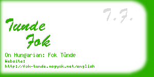 tunde fok business card